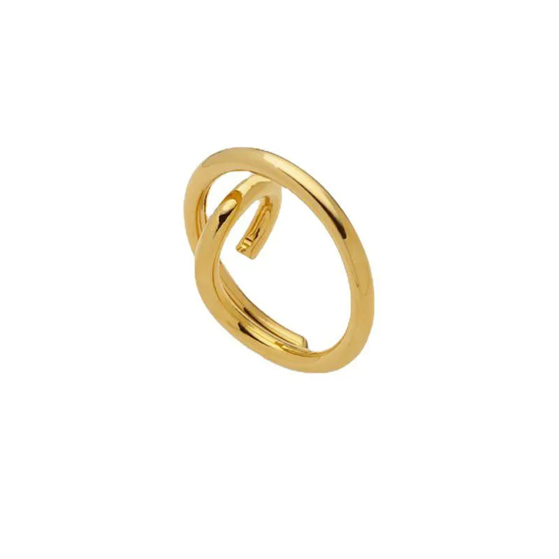 Cool Semi-circle Round Square Open Rings